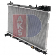 Радиатор охлаждения двигателя AKS DASIS 872983 DP2GUY G 4044455462743 350037n - Изображение 3
