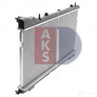 Радиатор охлаждения двигателя AKS DASIS 872983 DP2GUY G 4044455462743 350037n - Изображение 6