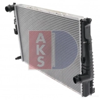 Радиатор охлаждения двигателя AKS DASIS 866487 1A X4D 050082n 4044455682899 - Изображение 3