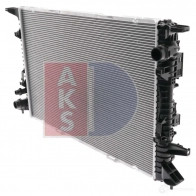 Радиатор охлаждения двигателя AKS DASIS 480078n 6BM I9 4044455499787 873898 - Изображение 3
