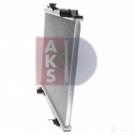 Радиатор охлаждения двигателя AKS DASIS 4044455446965 867234 CVNDPK C 070126n - Изображение 4