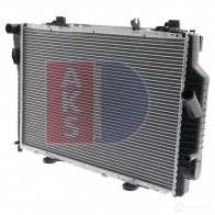 Радиатор охлаждения двигателя AKS DASIS H 88GW 120016n 868924 4044455198000