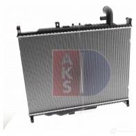 Радиатор охлаждения двигателя AKS DASIS 370058n 75Q8YB 5 4044455677093 873178 - Изображение 8