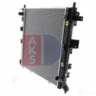 Радиатор охлаждения двигателя AKS DASIS 510122n 4044455500025 RG 8HYN 874286 - Изображение 3