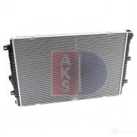 Радиатор охлаждения двигателя AKS DASIS 040094n 1437271488 T1 PF0G - Изображение 8