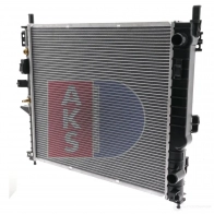 Радиатор охлаждения двигателя AKS DASIS 869058 4044455196679 121730n WWA 7K - Изображение 1