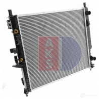 Радиатор охлаждения двигателя AKS DASIS 869058 4044455196679 121730n WWA 7K - Изображение 15