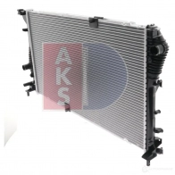 Радиатор охлаждения двигателя AKS DASIS 870204 PJCGJ Y 4044455562696 150122n - Изображение 3