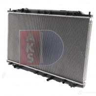 Радиатор охлаждения двигателя AKS DASIS 868475 100082n 33Z FUBX 4044455587392