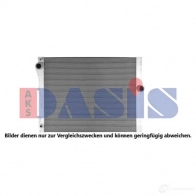 Радиатор охлаждения двигателя AKS DASIS 131380t 869519 F3I 2TT 4044455162728 - Изображение 1