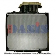 Радиатор охлаждения двигателя AKS DASIS 261900t 872314 4044455167693 8MJC BE - Изображение 2