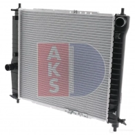 Радиатор охлаждения двигателя AKS DASIS J R5EOQN 510068n 874234 4044455210795