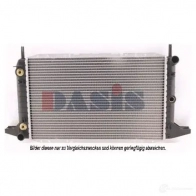Радиатор охлаждения двигателя AKS DASIS 091290n 868166 OT VS2 4044455176664