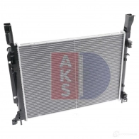 Радиатор охлаждения двигателя AKS DASIS L4IN JU 180085n 4044455500568 871074 - Изображение 7