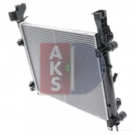 Радиатор охлаждения двигателя AKS DASIS L4IN JU 180085n 4044455500568 871074 - Изображение 10