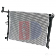 Радиатор охлаждения двигателя AKS DASIS RA DDY 560032n 874958 4044455444558