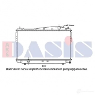 Радиатор охлаждения двигателя AKS DASIS Chevrolet Epica P7IU P 4044455540076 510155n
