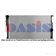 Радиатор охлаждения двигателя AKS DASIS 4044455549185 8 FU6VMQ 050066n 866474