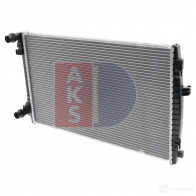Радиатор охлаждения двигателя AKS DASIS 873901 480081n LLRJ C9 4044455534921 - Изображение 2