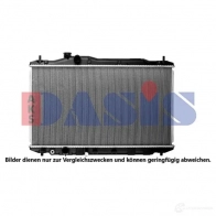 Радиатор охлаждения двигателя AKS DASIS A5CQ Q 4044455806936 1424621964 100092n