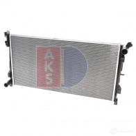 Радиатор охлаждения двигателя AKS DASIS 520109n NCZ2 MV Chrysler Voyager 4 (RG, RS) Минивэн 2.8 CRD 150 л.с. 2004 – 2008 4044455448105