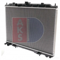 Радиатор охлаждения двигателя AKS DASIS 867228 070118n 3CW4Q S 4044455210825 - Изображение 2