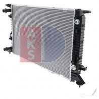 Радиатор охлаждения двигателя AKS DASIS 2D WZ8PD 873877 4044455461456 480057n - Изображение 3