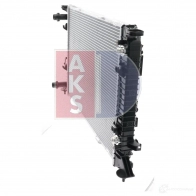 Радиатор охлаждения двигателя AKS DASIS 2D WZ8PD 873877 4044455461456 480057n - Изображение 4
