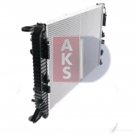 Радиатор охлаждения двигателя AKS DASIS 2D WZ8PD 873877 4044455461456 480057n - Изображение 6