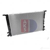 Радиатор охлаждения двигателя AKS DASIS 2D WZ8PD 873877 4044455461456 480057n - Изображение 8
