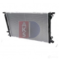 Радиатор охлаждения двигателя AKS DASIS 2D WZ8PD 873877 4044455461456 480057n - Изображение 10