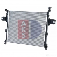 Радиатор охлаждения двигателя AKS DASIS 520131n 874701 4KFLBK T 4044455547976