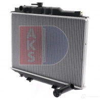 Радиатор охлаждения двигателя AKS DASIS 869964 140340n 4044455180531 QK U54SI - Изображение 2