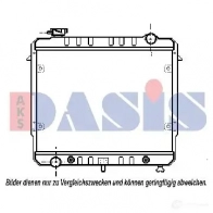 Радиатор охлаждения двигателя AKS DASIS 6J LP0DS 520010n Jeep Cherokee (XJ) 2 Внедорожник 2.5 i 4x4 122 л.с. 1991 – 2001 4044455192015