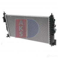 Радиатор охлаждения двигателя AKS DASIS 6109000 4044455187981 4 O4YT 220110n - Изображение 2