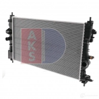 Радиатор охлаждения двигателя AKS DASIS JY8 6Y 4044455539643 870200 150118n