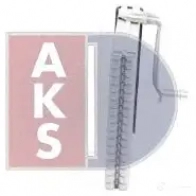 Испаритель кондиционера AKS DASIS 042037n MR2 EKI 1437293806 - Изображение 14