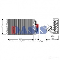 Испаритель кондиционера AKS DASIS WY03X UI 4044455345817 6109418 820262n