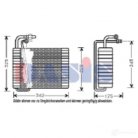 Испаритель кондиционера AKS DASIS 4044455344865 878408 820149n TA8 K07Z