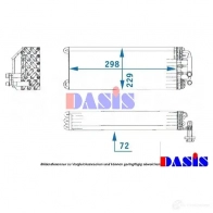 Испаритель кондиционера AKS DASIS 6109404 4044455342472 Z38J M 122170n