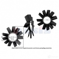 Крыльчатка охлаждения двигателя AKS DASIS 448028n 4044455474128 1 E1XAOO 1423285323