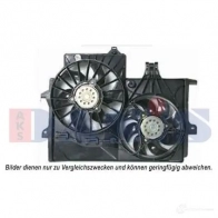 Вентилятор радиатора AKS DASIS RK 6HP 158052n 4044455016304 Opel Meriva (A) 1 Минивэн 1.7 DTI (E75) 75 л.с. 2003 – 2010