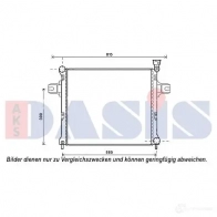 Вентилятор радиатора AKS DASIS 870092n 6108984 4044455308614 IB35 X30