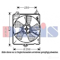 Вентилятор радиатора AKS DASIS G TOLX 4044455556718 871991 218032n