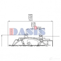 Вентилятор радиатора AKS DASIS 112031n 4044455018094 6108662 BV96B P6 - Изображение 1