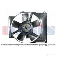 Вентилятор радиатора AKS DASIS 4044455016465 J1M2 CSQ Opel Astra (F) 1 Седан 1.7 D (F19. M19) 60 л.с. 1992 – 1998 158069n