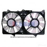 Вентилятор радиатора AKS DASIS 218024n 4044455011804 Toyota Camry (XV30) 3 2002 – 2006 2S3N 8D