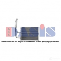 Радиатор печки, теплообменник AKS DASIS 1437256955 AF O6H 119007n