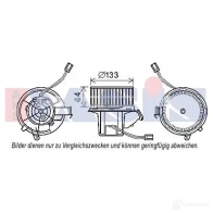 Радиатор печки, теплообменник AKS DASIS Chrysler Voyager 4 (RG, RS) Минивэн 3.3 174 л.с. 2000 – 2008 4044455269359 KAY EC 529030n