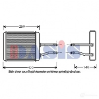 Радиатор печки, теплообменник